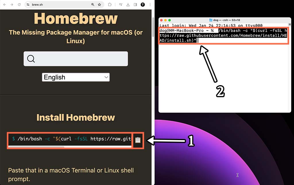 How to install Homebrew on Mac